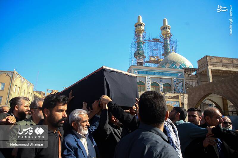 عکس / تشییع پیکر آیت‌الله سید طیب موسوی در اهواز 5