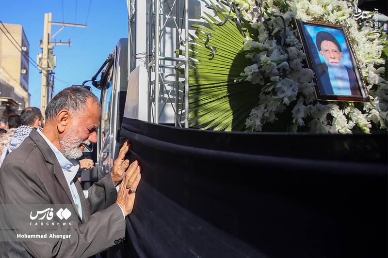 عکس / تشییع پیکر آیت‌الله سید طیب موسوی در اهواز 11