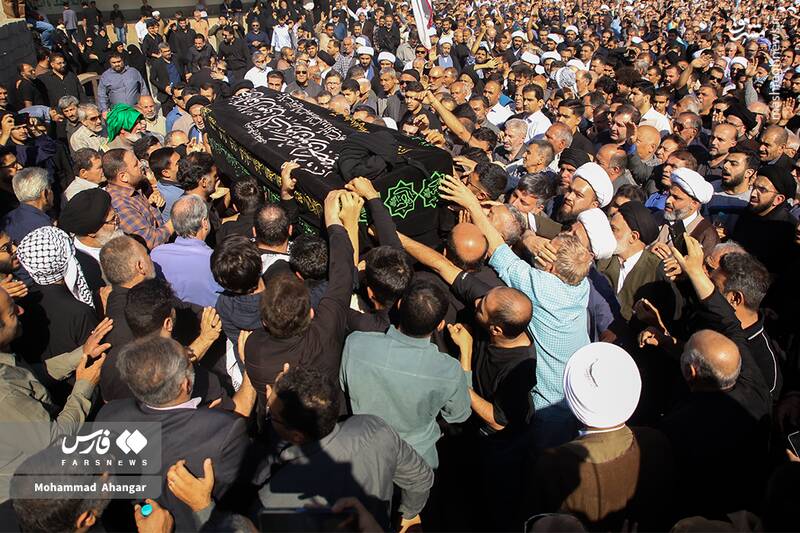 عکس / تشییع پیکر آیت‌الله سید طیب موسوی در اهواز 9