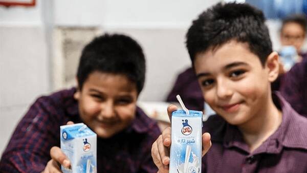 شير،هفته،توزيع،مدارس