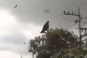 فیلم/ گردباد مهیب در اندونزی