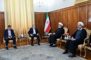 عکس / دیدار رئیس سازمان قضایی نیروهای مسلح با عراقچی