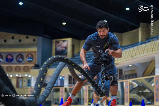 تمرین تیم ملی کشتی آزاد بزرگسالان