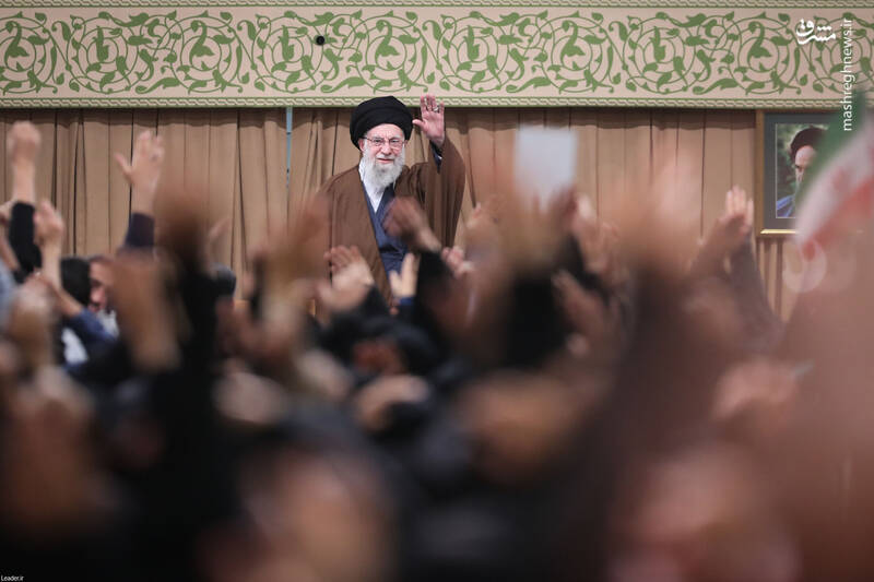 عکس/ دیدار هزاران دانشآموز و دانشجو با رهبر انقلاب