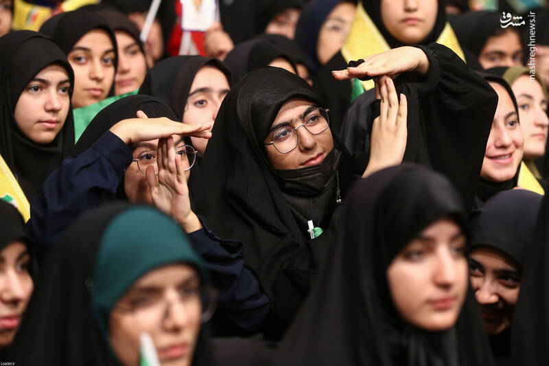 عکس/ دیدار هزاران دانشآموز و دانشجو با رهبر انقلاب