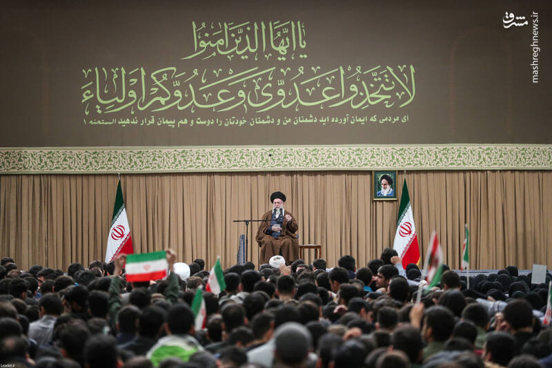 عکس/ دیدار هزاران دانشآموز و دانشجو با رهبر انقلاب