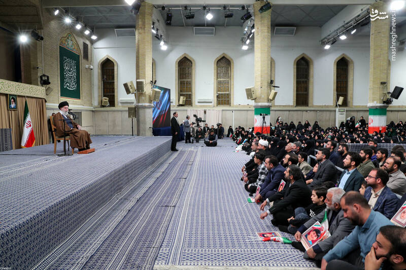 عکس/ دیدار هزاران دانشآموز و دانشجو با رهبر انقلاب