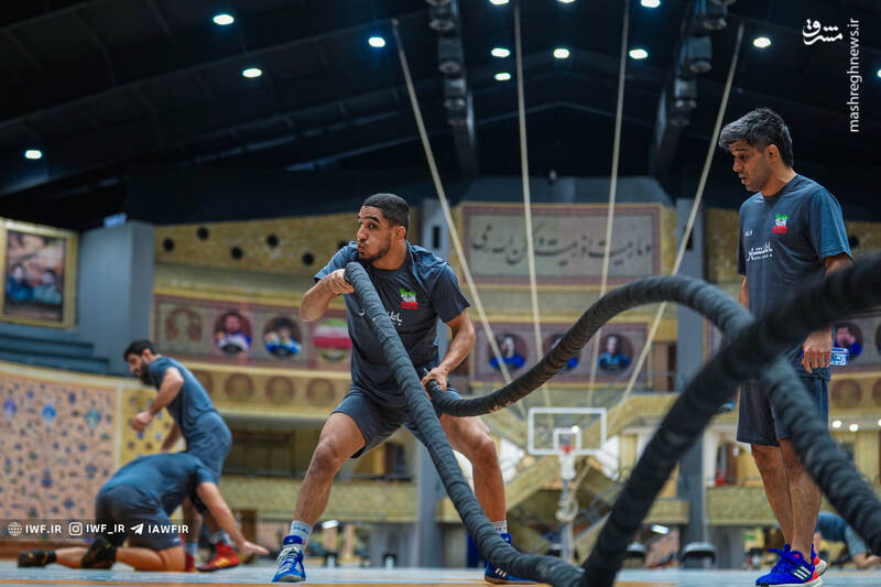 عکس / تمرین تیم ملی کشتی آزاد بزرگسالان 12