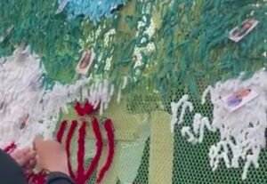 فیلم / نقشه ایران مزین به تصویر شهدای دانش‌آموز جنگ 12 روزه