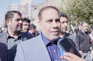 فیلم / حضور سخنگوی قوه قضاییه در راهپیمایی 13 آبان