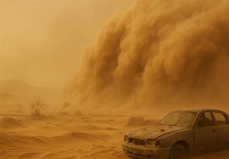 شرق،هوا،كاهش،شرقي،كيفيت،مناطق،گردوخاك،وزش،طوفان،مخاطره