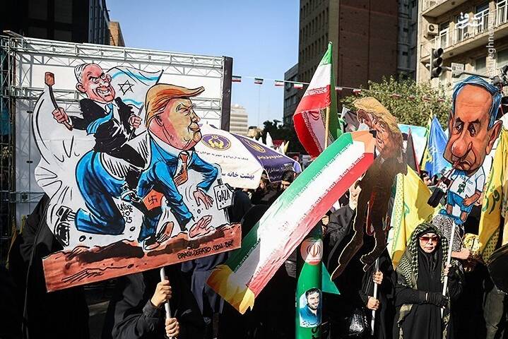 نمادين،نتانياهو،راهپيمايي،روز،عليها،طومار