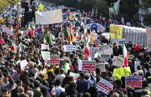 عصبانیت شدید تلویزیون موساد از راهپیمایی باشکوه ۱۳ آبان