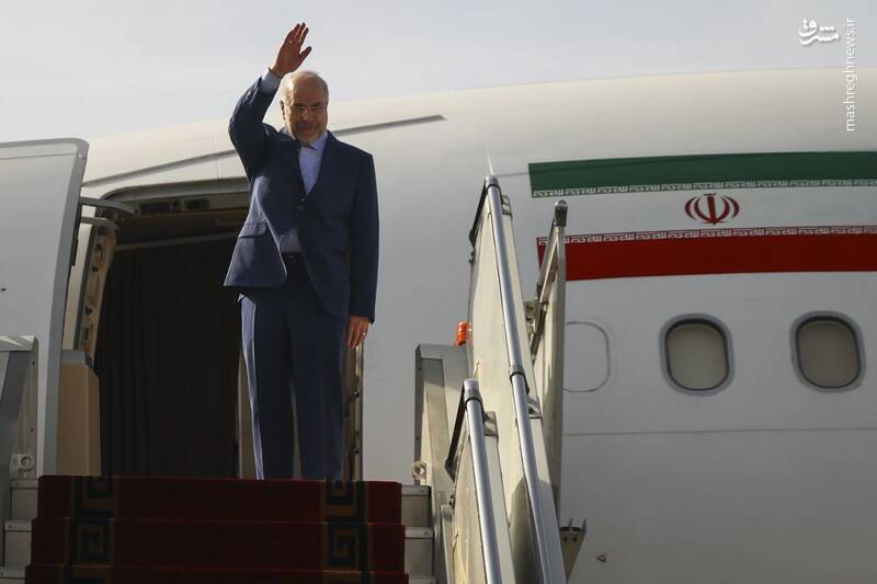 عکس / بدرقه رسمی رئیس مجلس برای سفر به پاکستان 10