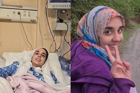 تصاویر جدید از بهبودی وضع دختر شهید هسته‌ای جنگ ۱۲ روزه