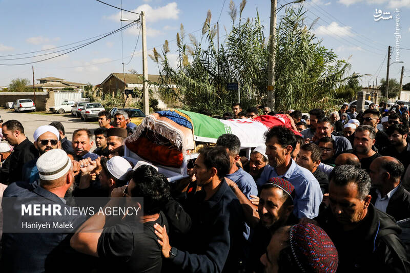 عکس / تشییع پیکر زنده‌یاد "صابر کاظمی" در آق قلا 13