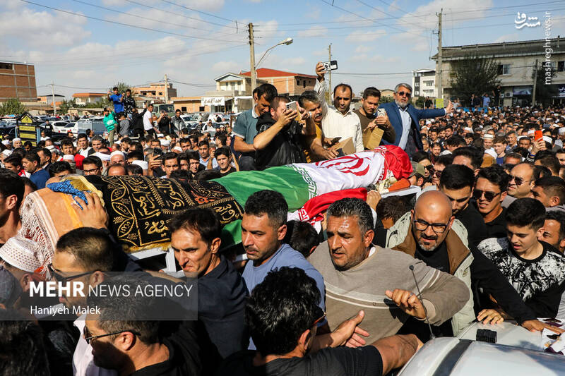 عکس / تشییع پیکر زنده‌یاد "صابر کاظمی" در آق قلا 12