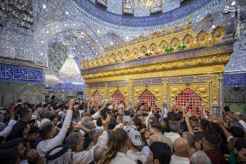 عکس/ حال و هوای شب جمعه در کربلا