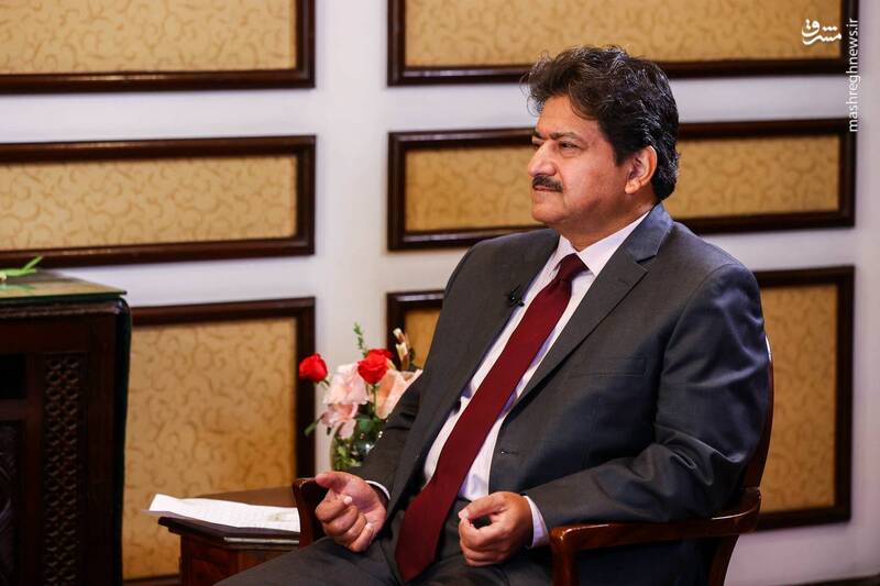 عکس/ مصاحبه روزنامهنگار سرشناس پاکستانی با قالیباف در اسلامآباد