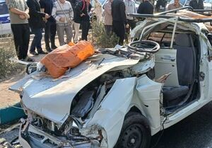 سه کشته در تصادف وانت و تریلی در صالحآباد تهران