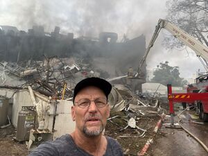 عکس/ کاری که موشک‌های ایرانی با موسسه وایزمن کرد