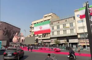 فیلم / آماده سازی میدان انقلاب برای رونمایی از مجسمه پادشاه رم