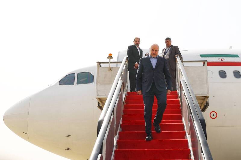 فیلم/ قالیباف وارد کراچی شد