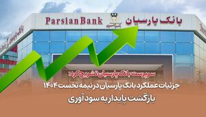 جزئیات عملکرد بانک پارسیان در نیمه نخست 1404 / بازگشت پایدار به سودآوری