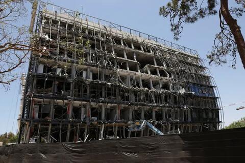 سازه‌های آسیب‌دیده در جنگ با ایران همچنان بازسازی نشده است