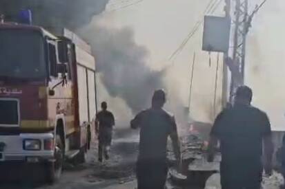 فیلم/  حمله رژیم صهیونیستی به یک خودرو در شهرک برعشیت لبنان