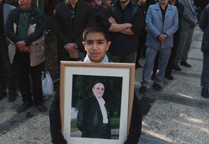 عکس/ مراسم تشییع پیرغلام اهل بیت(ع) سید محمد موسوی سجاسی