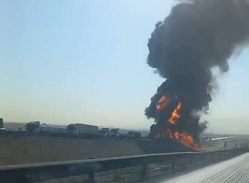 يزد،حامل،سوخت،حريق،خودروي