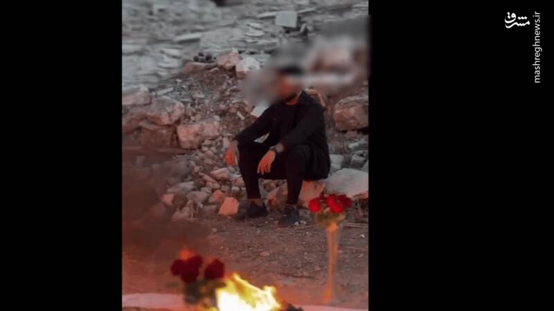 غافلگیری مهمان‌ها با آتش زدن لباس عروس در روز جشن +فیلم