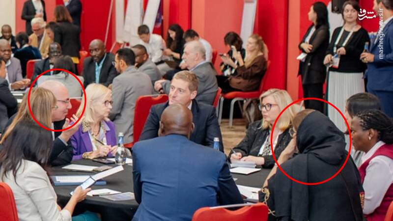 دیدار مشکوک نماینده ایران با مقام اسرائیلی در اجلاس جهانی ایزو+ عکس