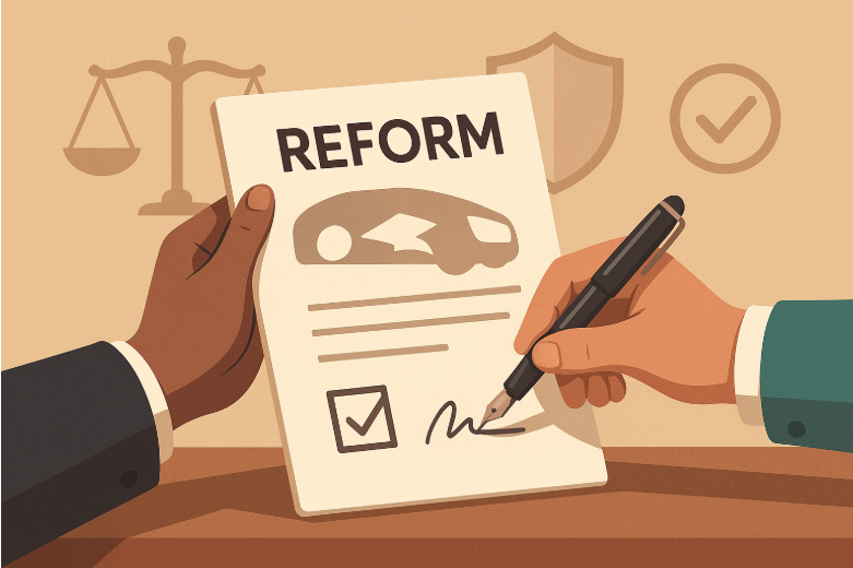 اعلام قانون جدید بیمه شخص ثالث برای راننده مقصر