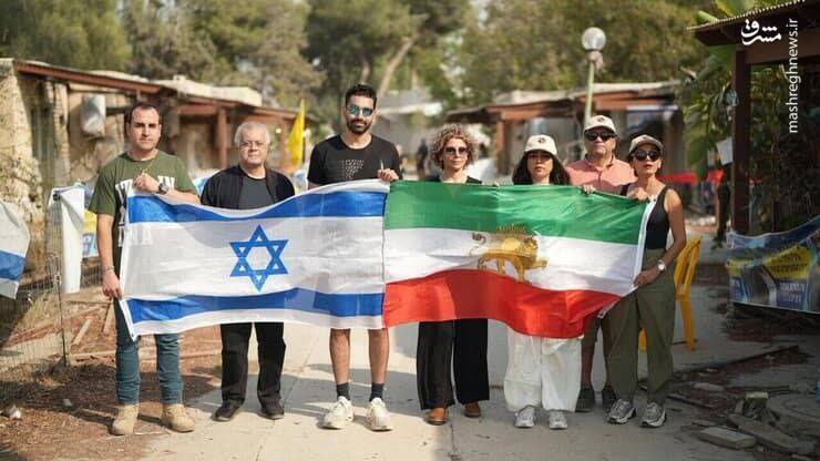 بازدید سلطنت‌طلبان از مناطق جنگ‌زده اسرائیل و گورستان تل‌آویو 3