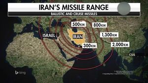 عکس/ برد موشک‌های ایران به روایت فاکس نیوز