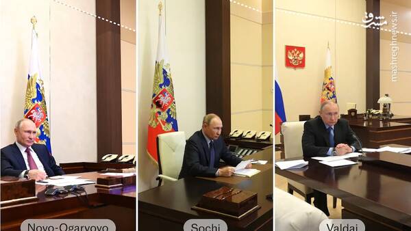 پوتين،گزارش،محل،اقامتگاه،كرملين،روسيه،برگزار،حضور،تصاوير،اتا ...