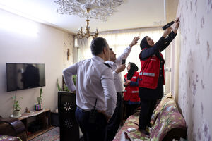 عکس / مانور سراسری گاز مونواکسید کربن