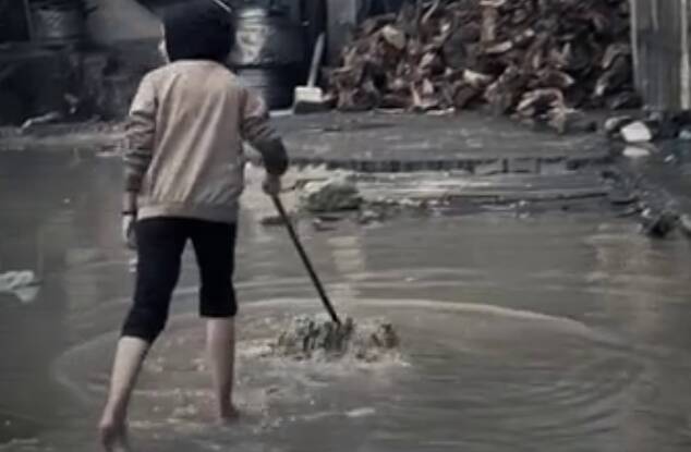 فیلم/ شرایط سخت مردم غزه همزمان با شروع فصل سرد