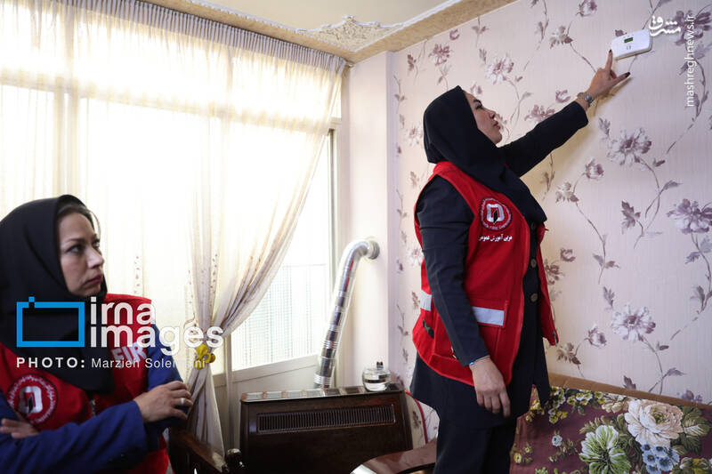 عکس / مانور سراسری گاز مونواکسید کربن 13