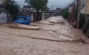 فیلم/ جاری شدن سیل در آبدانان