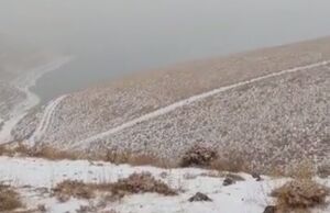 فیلم/ نخستین برف پاییزی در دماوند