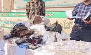 فیلم/ رونمایی از تازه‌ترین کشفیات پلیس شرق استان تهران