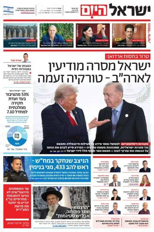 صفحه نخست روزنامه‌های عبری زبان/ ارتش اسرائیل آماده تجاوز مجدد به لبنان می‌شود