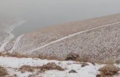 فیلم/ نخستین برف پاییزی در دماوند