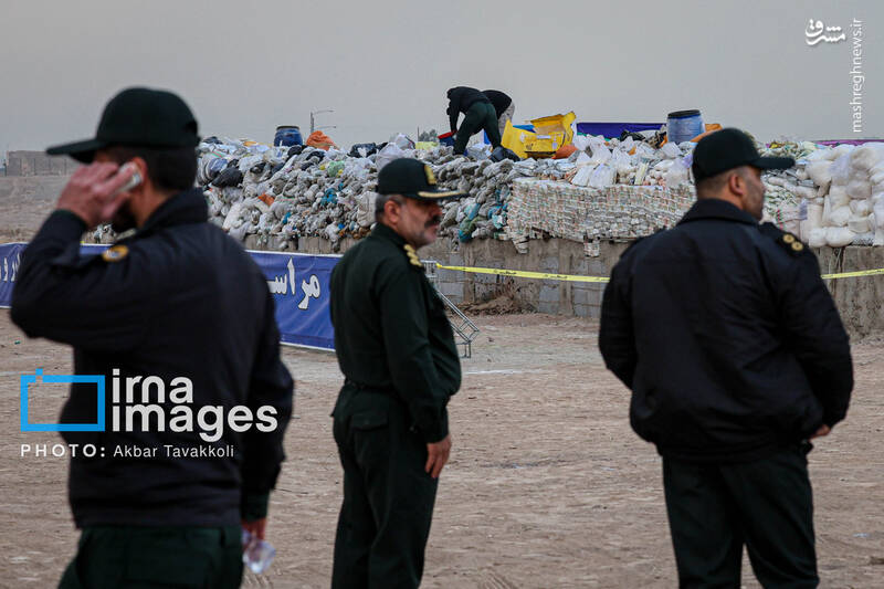 عکس/ امحای ۲۰ تن مواد مخدر در پایتخت