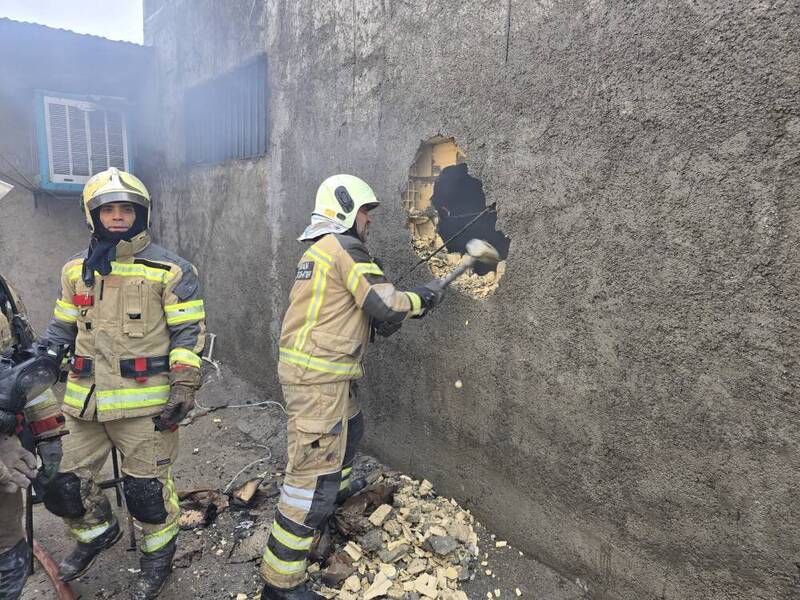 آتشسوزی مرگبار در کارگاه رنگرزی تهران