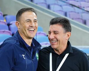 عکس / خوش و بش قلعه نویی و کاناوارو پیش از بازی