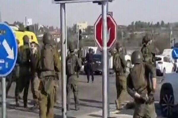 هلاکت یک صهیونیست در گوش عتصیون+ فیلم